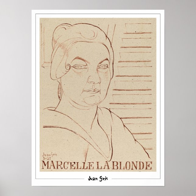 Poster Cartaz de Arte de Juan Gris Zedign #331 (Frente)