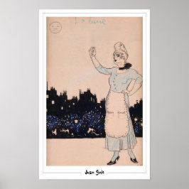 Poster Cartaz de Arte de Juan Gris Zedign #335