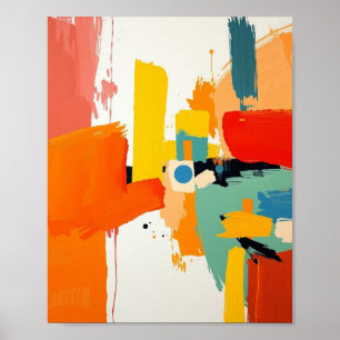 Poster Cartaz de Arte de Linha Minimalista Abstrata Moder