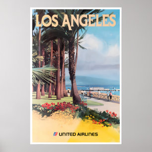 Poster Cartaz de Arte de Los Angeles Califórnia Cartaz Vi