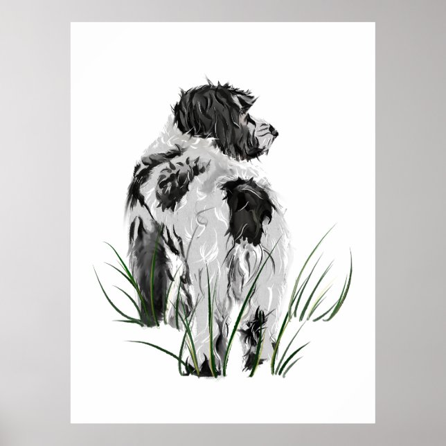 Poster Cartaz de Arte de Parede Cockapoo, Decoração de Ca (Frente)