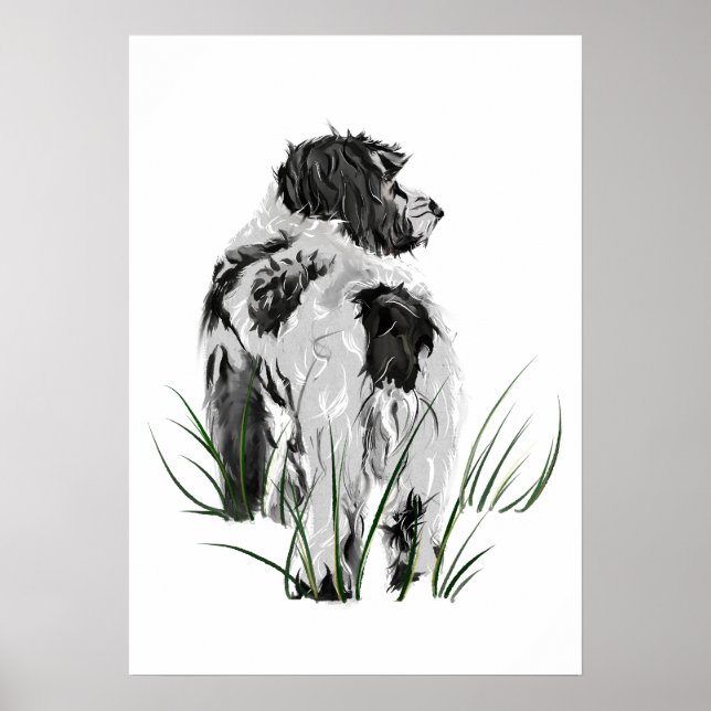 Poster Cartaz de Arte de Parede Cockapoo, Decoração de Ca (Frente)