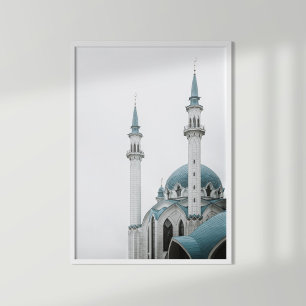 Poster Cartaz de Arte de Parede da Mesquita Islâmica Turq