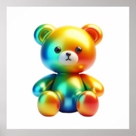 Poster Cartaz de Arte de Parede de Filhote de Urso Mais F