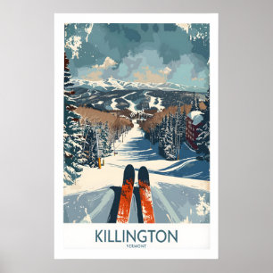 Poster Cartaz de Arte de Parede de Killington 1