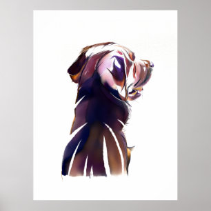 Poster Cartaz de Arte de Parede do Labrador Retriever Pre