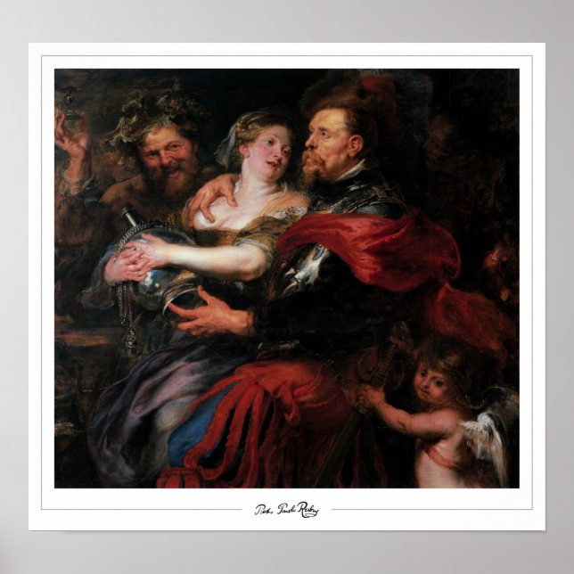 Poster Cartaz de Arte de Peter Paul Rubens Zedign #21 (Frente)