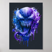 Cartaz de Arte de Quadrinhos com Mancha de Simbios
