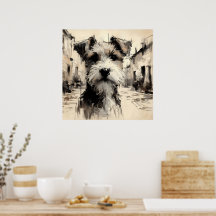 Cartaz de Arte de Terrier