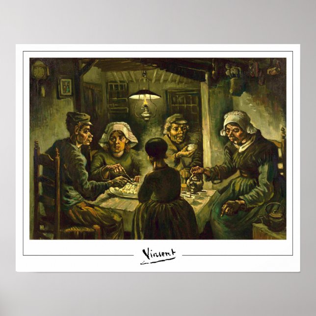Poster Cartaz de Arte de Vincent Van Gogh Zedign #56 (Frente)