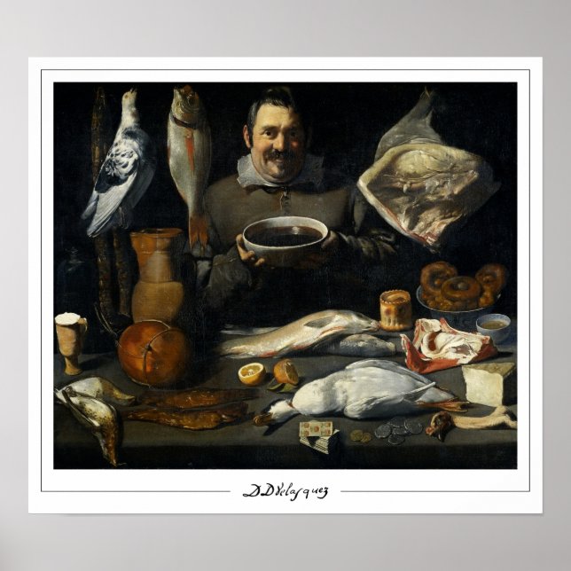 Poster Cartaz de Arte Diego Velázquez Zedign #100 (Frente)