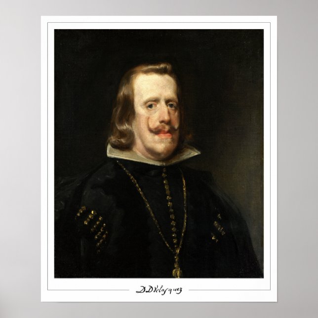 Poster Cartaz de Arte Diego Velázquez Zedign #25 (Frente)