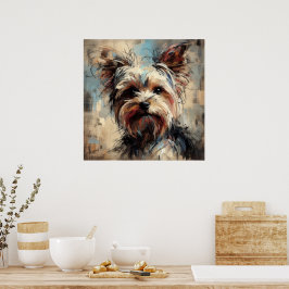 Poster Cartaz de Arte do Yorkshire Terrier