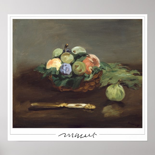 Poster Cartaz de Arte Édouard Manet Zedign #168 (Frente)