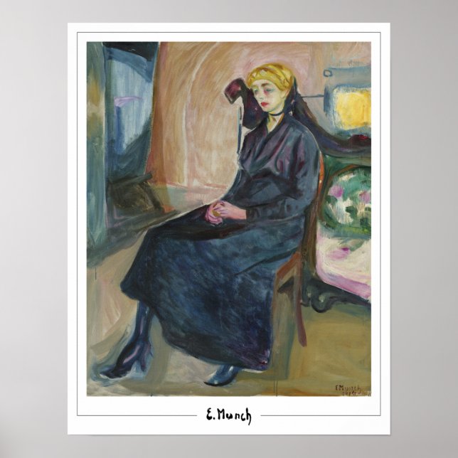 Poster Cartaz de Arte Edvard Munch Zedign #427-3 (Frente)