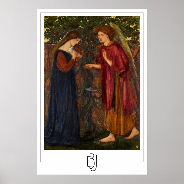 Poster Cartaz de Arte Edward Burne-Jones Zedign #1 (Frente)