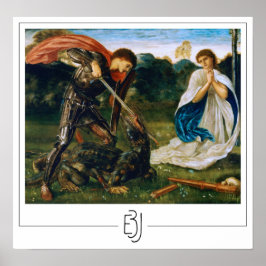Poster Cartaz de Arte Edward Burne-Jones Zedign #101
