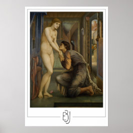 Poster Cartaz de Arte Edward Burne-Jones Zedign #12