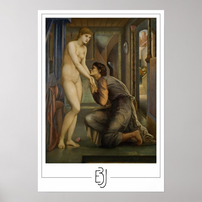 Poster Cartaz de Arte Edward Burne-Jones Zedign #12 (Frente)