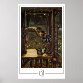 Poster Cartaz de Arte Edward Burne-Jones Zedign #14
