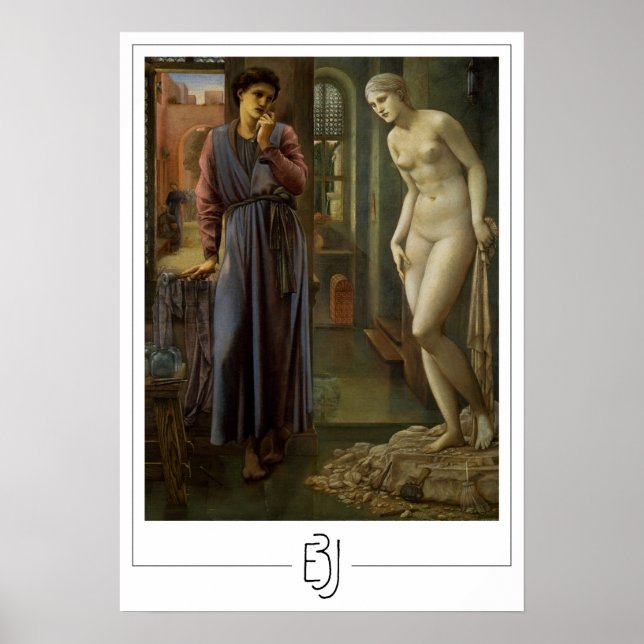 Poster Cartaz de Arte Edward Burne-Jones Zedign #17 (Frente)