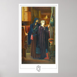 Poster Cartaz de Arte Edward Burne-Jones Zedign #21