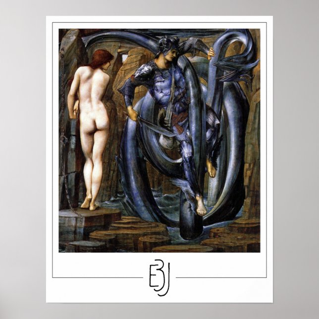 Poster Cartaz de Arte Edward Burne-Jones Zedign #261 (Frente)