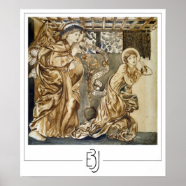 Poster Cartaz de Arte Edward Burne-Jones Zedign #29