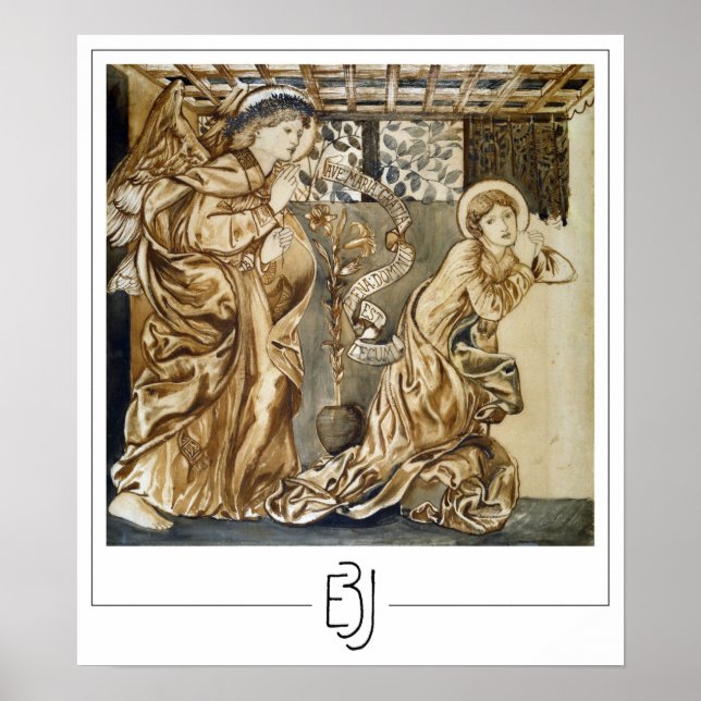 Poster Cartaz de Arte Edward Burne-Jones Zedign #29 (Frente)