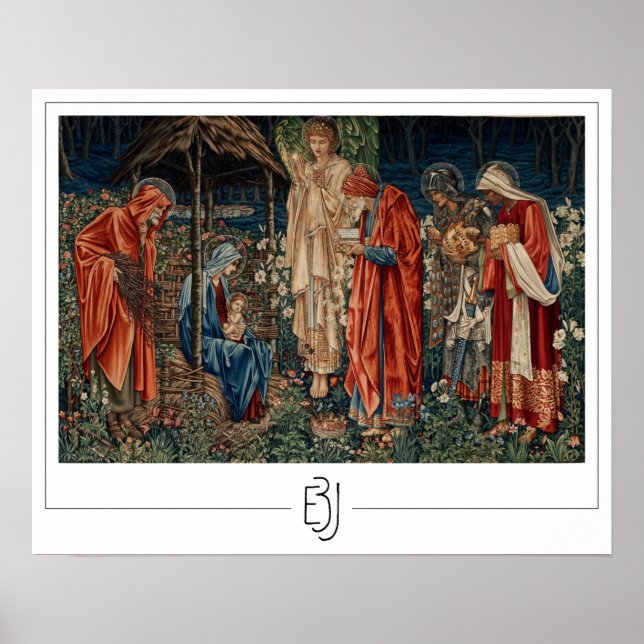 Poster Cartaz de Arte Edward Burne-Jones Zedign #3 (Frente)