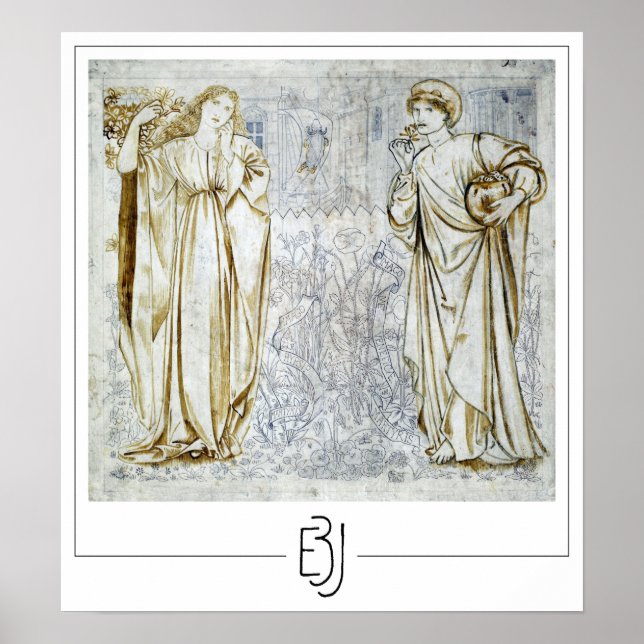 Poster Cartaz de Arte Edward Burne-Jones Zedign #92 (Frente)