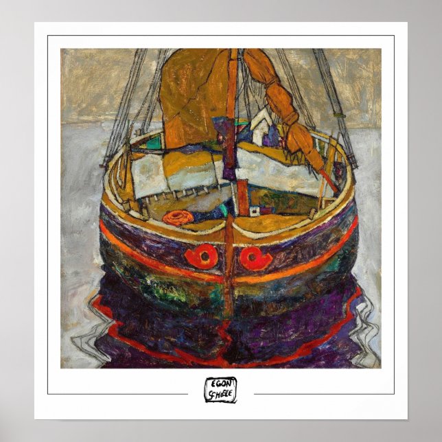 Poster Cartaz de Arte Egon Schiele Zedign #318-2 (Frente)