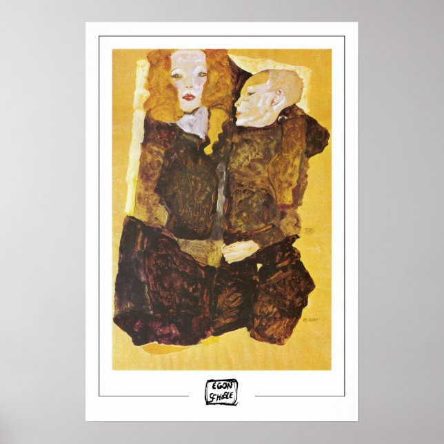 Poster Cartaz de Arte Egon Schiele Zedign #56 (Frente)