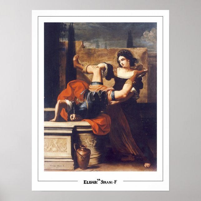 Poster Cartaz de Arte Elisabetta Sirani Zedign #1 (Frente)