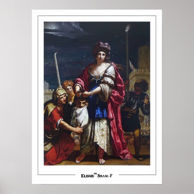 Poster Cartaz de Arte Elisabetta Sirani Zedign #10 (Frente)