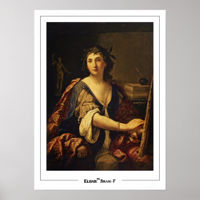 Poster Cartaz de Arte Elisabetta Sirani Zedign #2 (Frente)