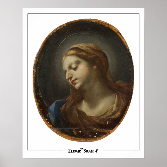 Poster Cartaz de Arte Elisabetta Sirani Zedign #3 (Frente)