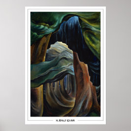 Poster Cartaz de Arte Emily Carr Zedign #1