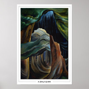 Poster Cartaz de Arte Emily Carr Zedign #1