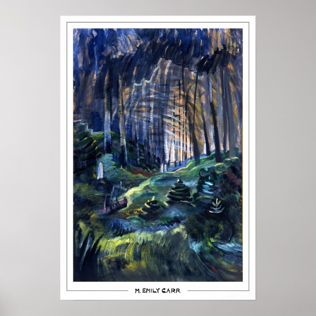 Poster Cartaz de arte Emily Carr Zedign #11 (Frente)
