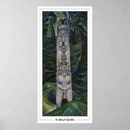 Poster Cartaz de Arte Emily Carr Zedign #12