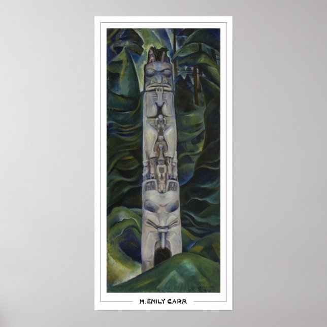 Poster Cartaz de Arte Emily Carr Zedign #12 (Frente)