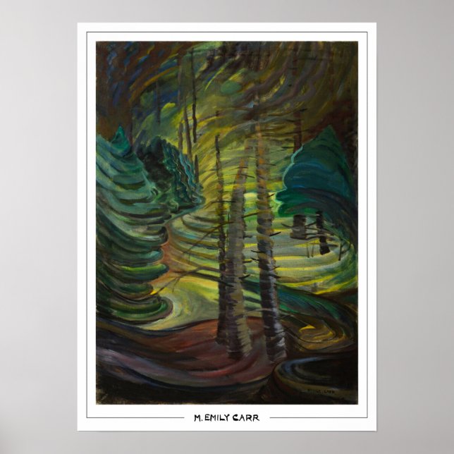 Poster Cartaz de arte Emily Carr Zedign #184 (Frente)