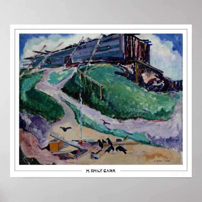 Poster Cartaz de Arte Emily Carr Zedign #245 (Frente)