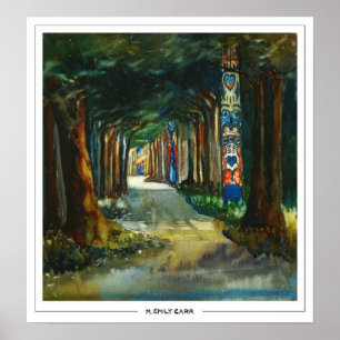 Poster Cartaz de Arte Emily Carr Zedign #249