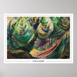 Poster Cartaz de Arte Emily Carr Zedign #6