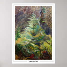 Poster Cartaz de Arte Emily Carr Zedign #64