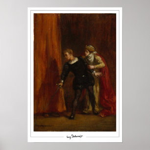 Poster Cartaz de Arte Eugène Delacroix Zedign #716