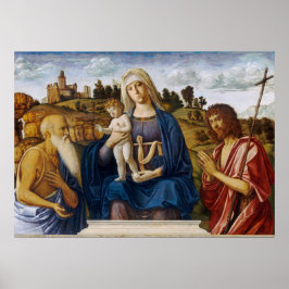 Poster Cartaz de Arte Fino Madonna Child - Cima da Conegl