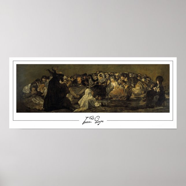 Poster Cartaz de Arte Francisco Goya Zedign #262 (Frente)